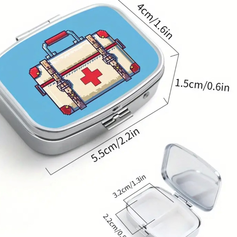 NEW! First Aid Kit Pill Box - Picture 2 of 7